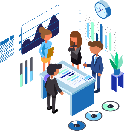 Contact form illustration and visual representation