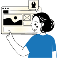 Design process animation - UI/UX design and user experience