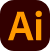 Adobe Illustrator design software icon
